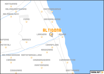 map of Altidona