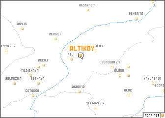 map of Altıköy