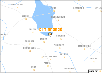 map of Altınçanak