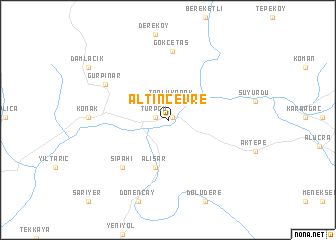 map of Altınçevre