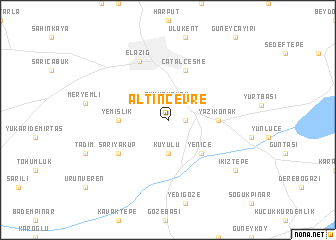 map of Altınçevre