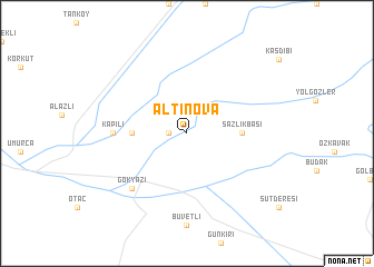 map of Altınova