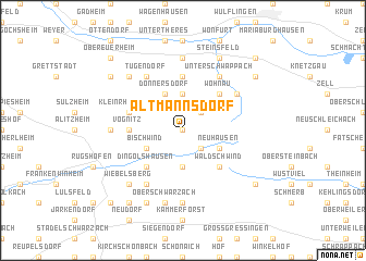 map of Altmannsdorf