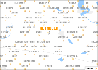 map of Alt Mölln