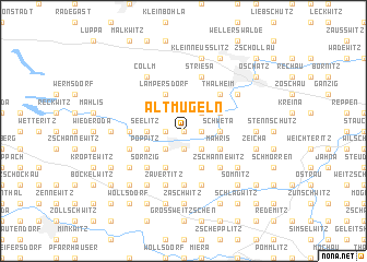 map of Altmügeln