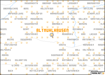 map of Altmühlhausen