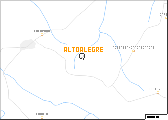 map of Alto Alegre