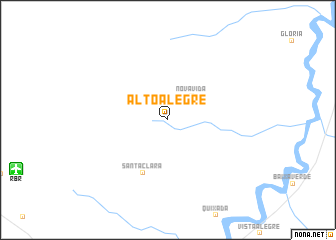 map of Alto Alegre