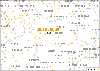 map of Alto Coruma