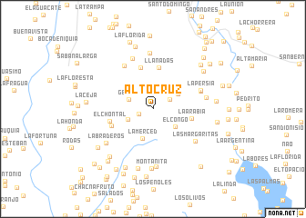 map of Alto Cruz