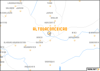 map of Alto da Conceição