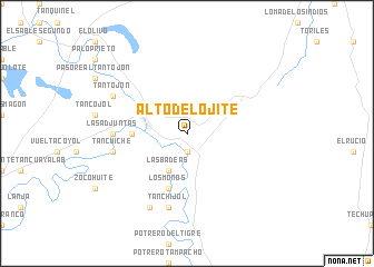 map of Alto del Ojite