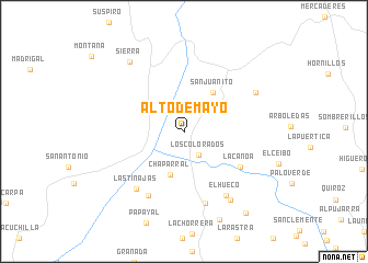 map of Alto de Mayo