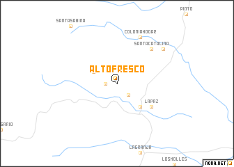 map of Alto Fresco