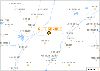 map of Alto Grande