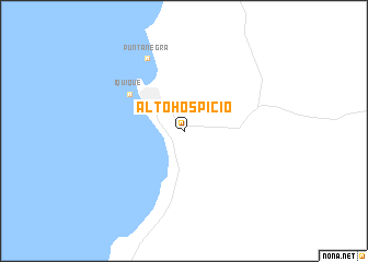 map of Alto Hospicio
