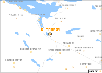 map of Alton Bay