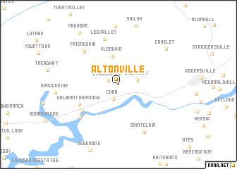 map of Altonville