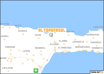 map of Alto Parasol