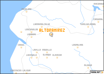 map of Alto Ramírez