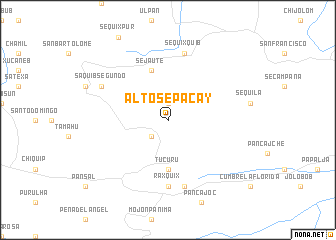 map of Alto Sepacay