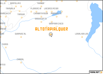 map of Alto Tapialquer