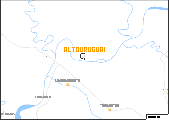 map of Alto Uruguai