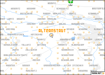 map of Altranstädt