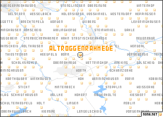 map of Altroggenrahmede