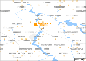 map of Alt Ruppin