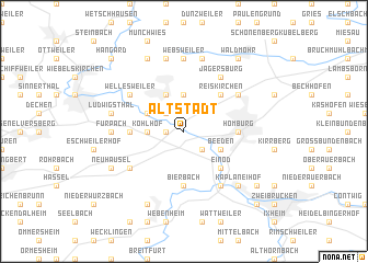 map of Altstadt