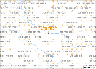 map of Altstadt