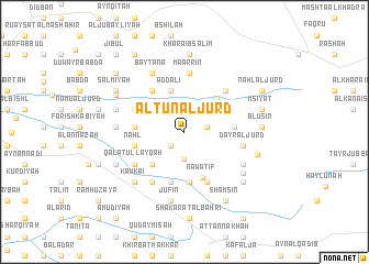 map of Altūn al Jurd