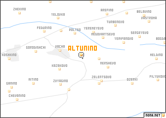 map of Altunino