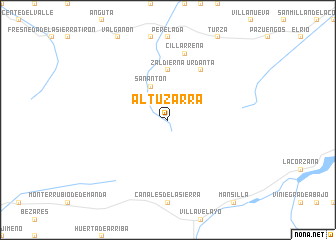 map of Altuzarra