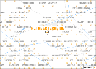 map of Altweerterheide