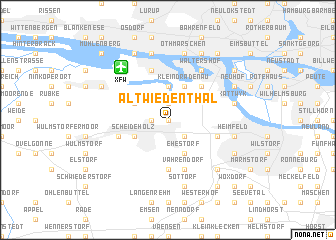 map of Alt Wiedenthal