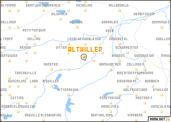 map of Altwiller