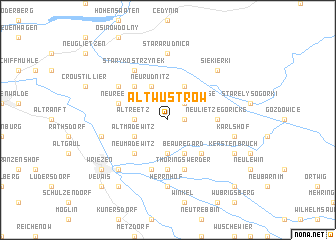 map of Altwustrow