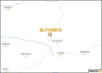 map of Altynnoye
