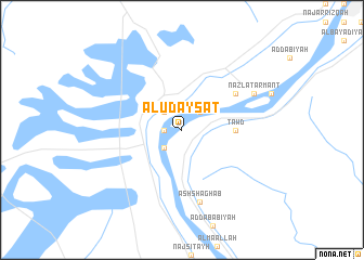 map of Al ‘Udaysāt