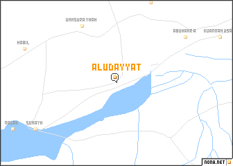 map of Al Uḑayyāt