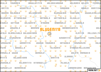 map of Aludeniya