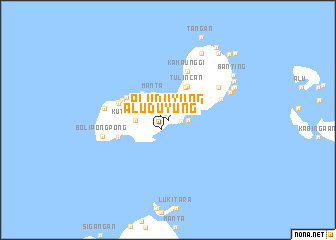 map of Aluduyung