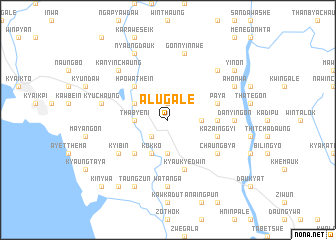 map of Alugale