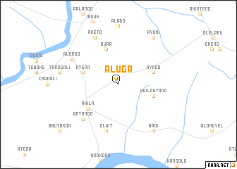 map of Aluga