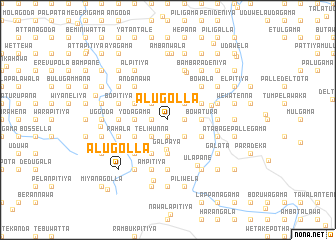 map of Alugolla