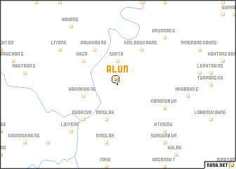 map of Alun