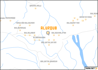 map of Al ‘Urqūb