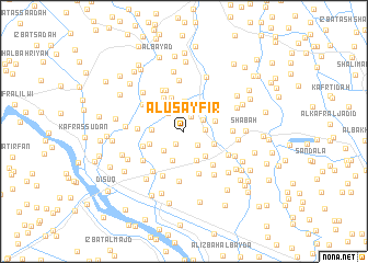 map of Al Uşayfir